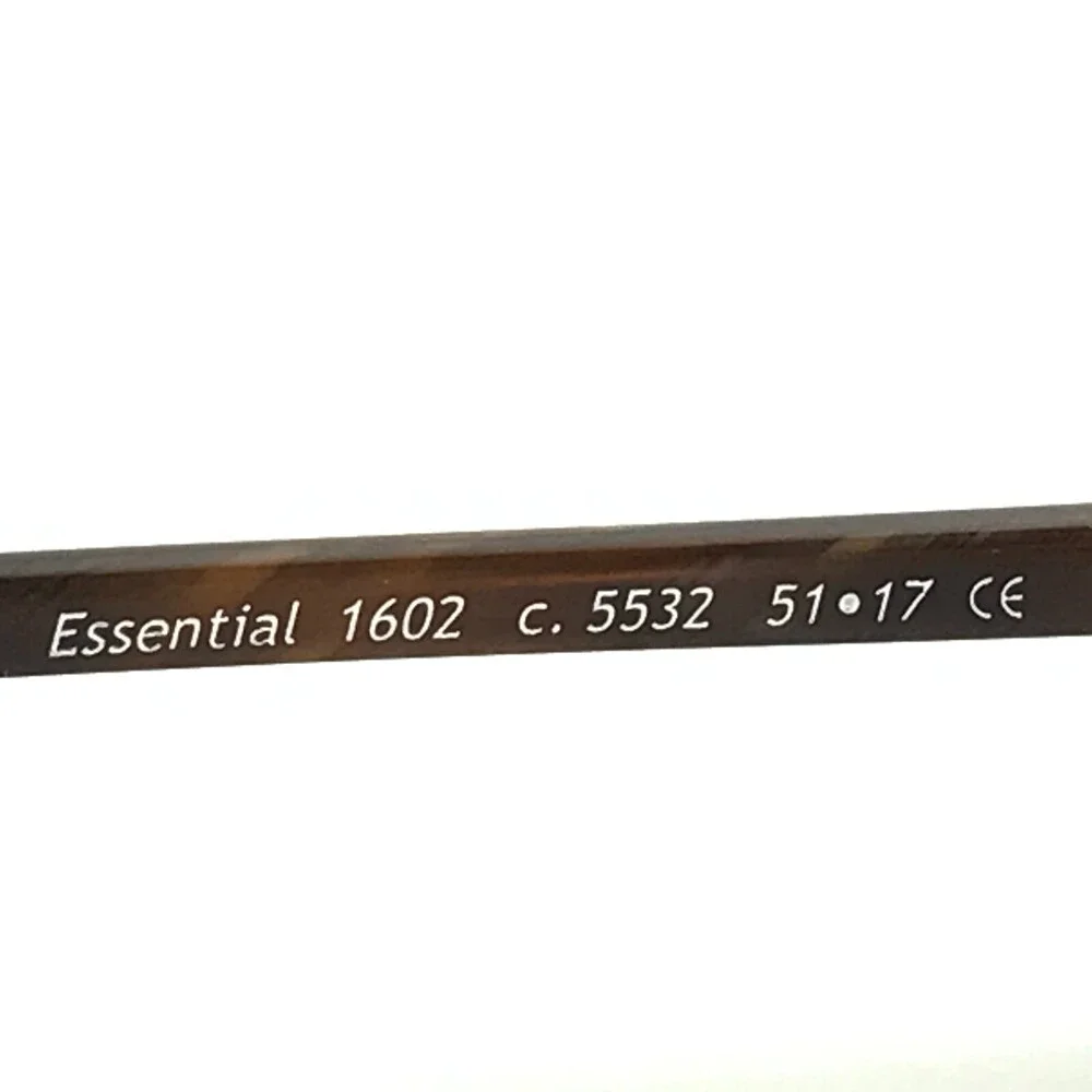 Prodesign 1602 C. 5532 Eyeglasses Frames Brown Horn Rectangular 51-17-140